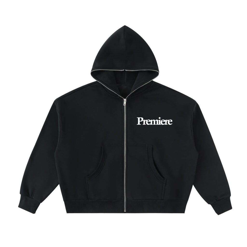 Premiere Angel Face Full-Zip Boxy Hoodie