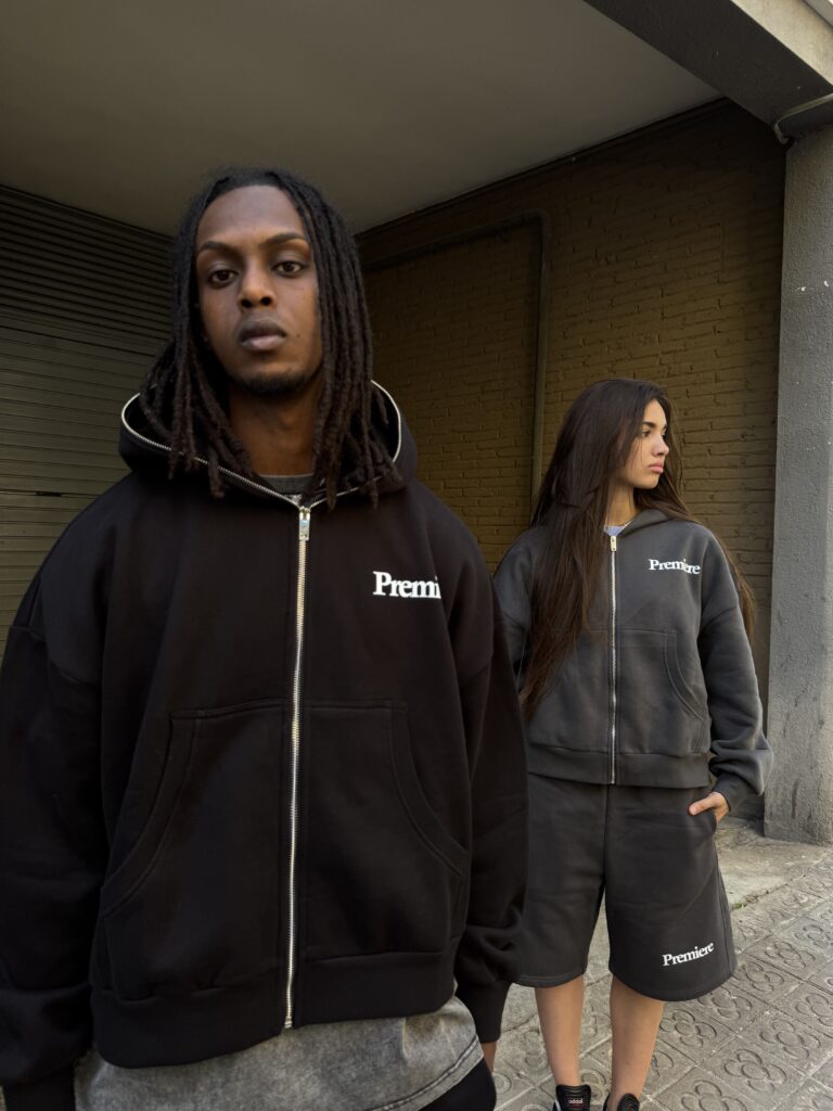 Premiere Angel Face Full-Zip Boxy Hoodie - vista alternativa